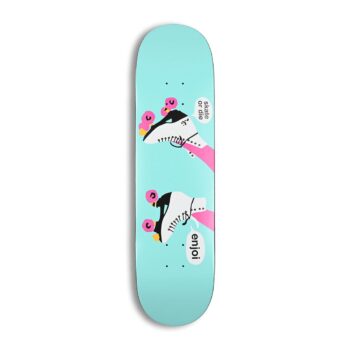 Enjoi Big Box Roller Skates R7 8.25" Skateboard Deck - Mint