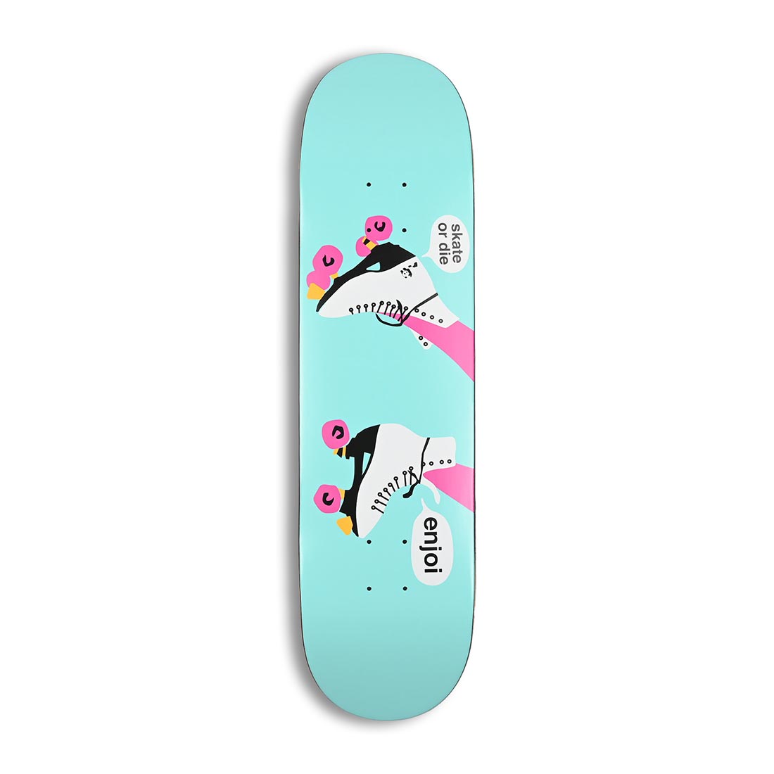 Enjoi Big Box Roller Skates R7 8.25" Skateboard Deck - Mint