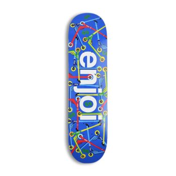 Enjoi Big Box Scooters R7 8" Skateboard Deck - Blue