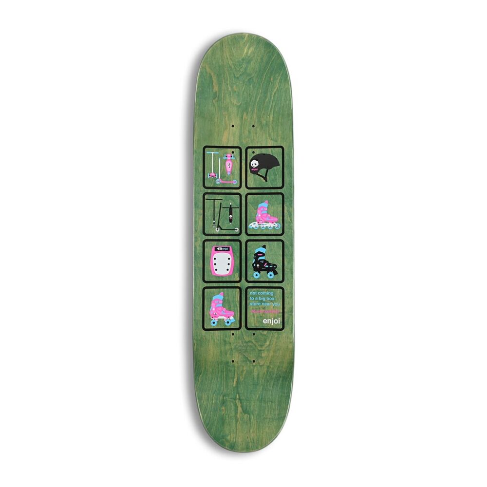 Enjoi Big Box Scooters R7 8" Skateboard Deck - Blue