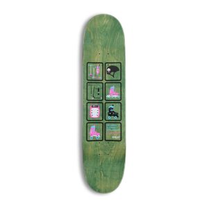 Enjoi Big Box Scooters R7 8" Skateboard Deck - Blue