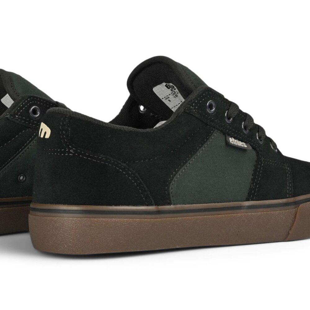 Etnies Barge LS Skate Shoes - Black/Brown/Green