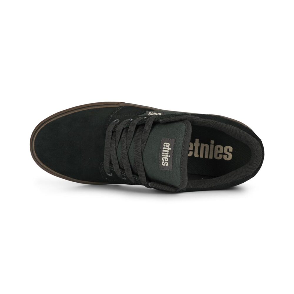Etnies Barge LS Skate Shoes - Black/Brown/Green