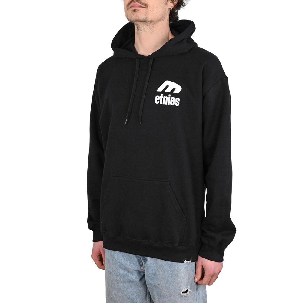 Etnies Icon E Pullover Hoodie - Black/White (SP26)