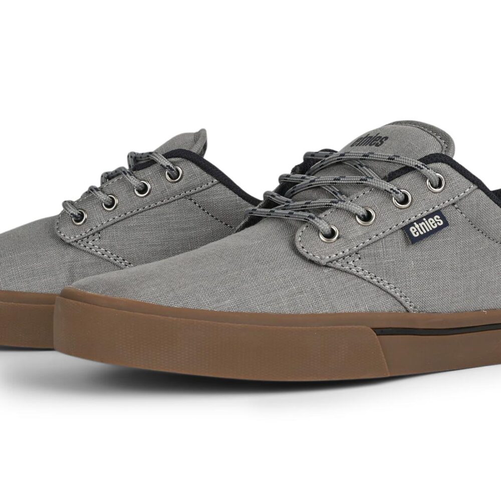 Etnies Jameson 2 Eco Skate Shoes - Light Grey/Navy