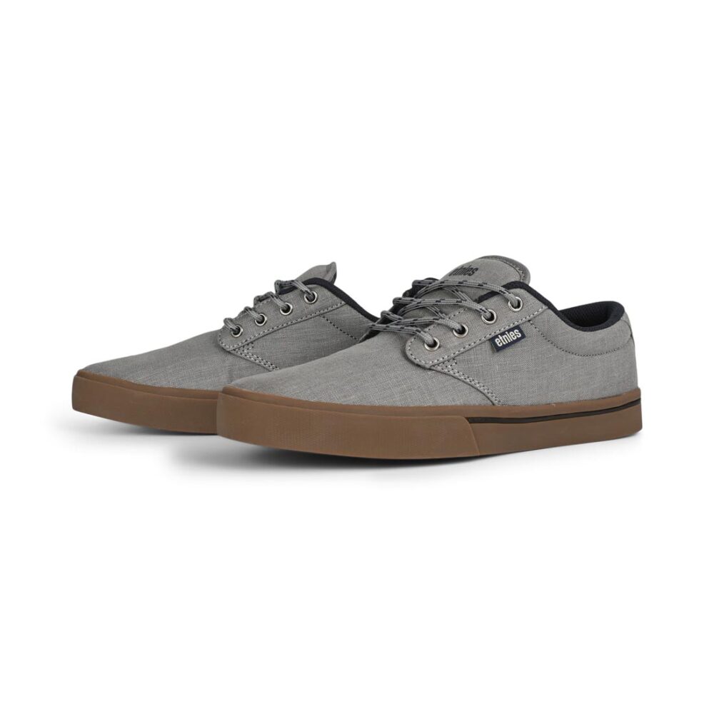 Etnies Jameson 2 Eco Skate Shoes - Light Grey/Navy