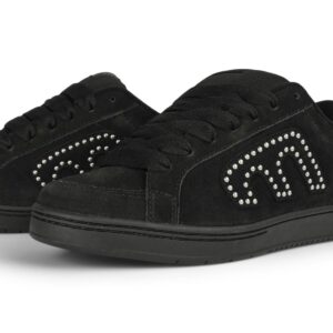 Etnies Kingpin Skate Shoes - Black/Black/Silver