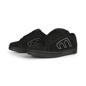 Etnies Kingpin Skate Shoes - Black/Black/Silver
