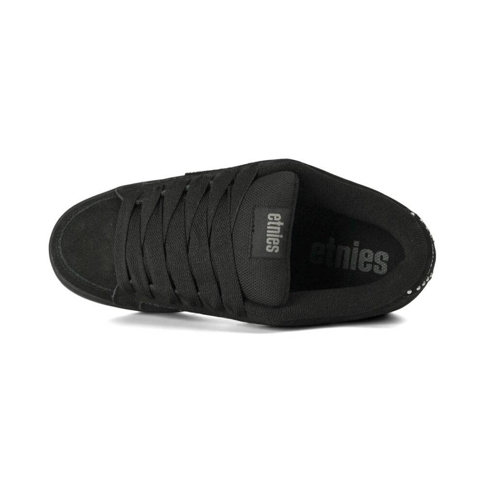 Etnies Kingpin Skate Shoes - Black/Black/Silver
