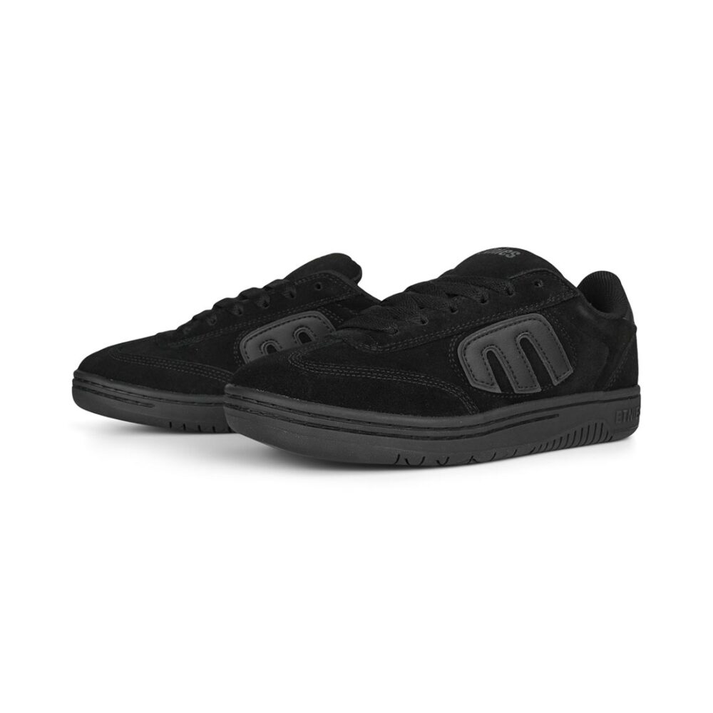Etnies Lo Cut Skate Shoes - Black/Black/Black