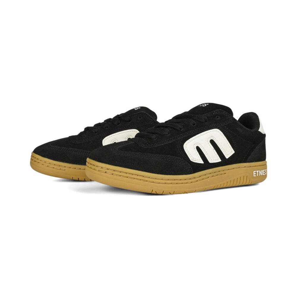 Etnies Lo Cut Skate Shoes - Black/Gum/White