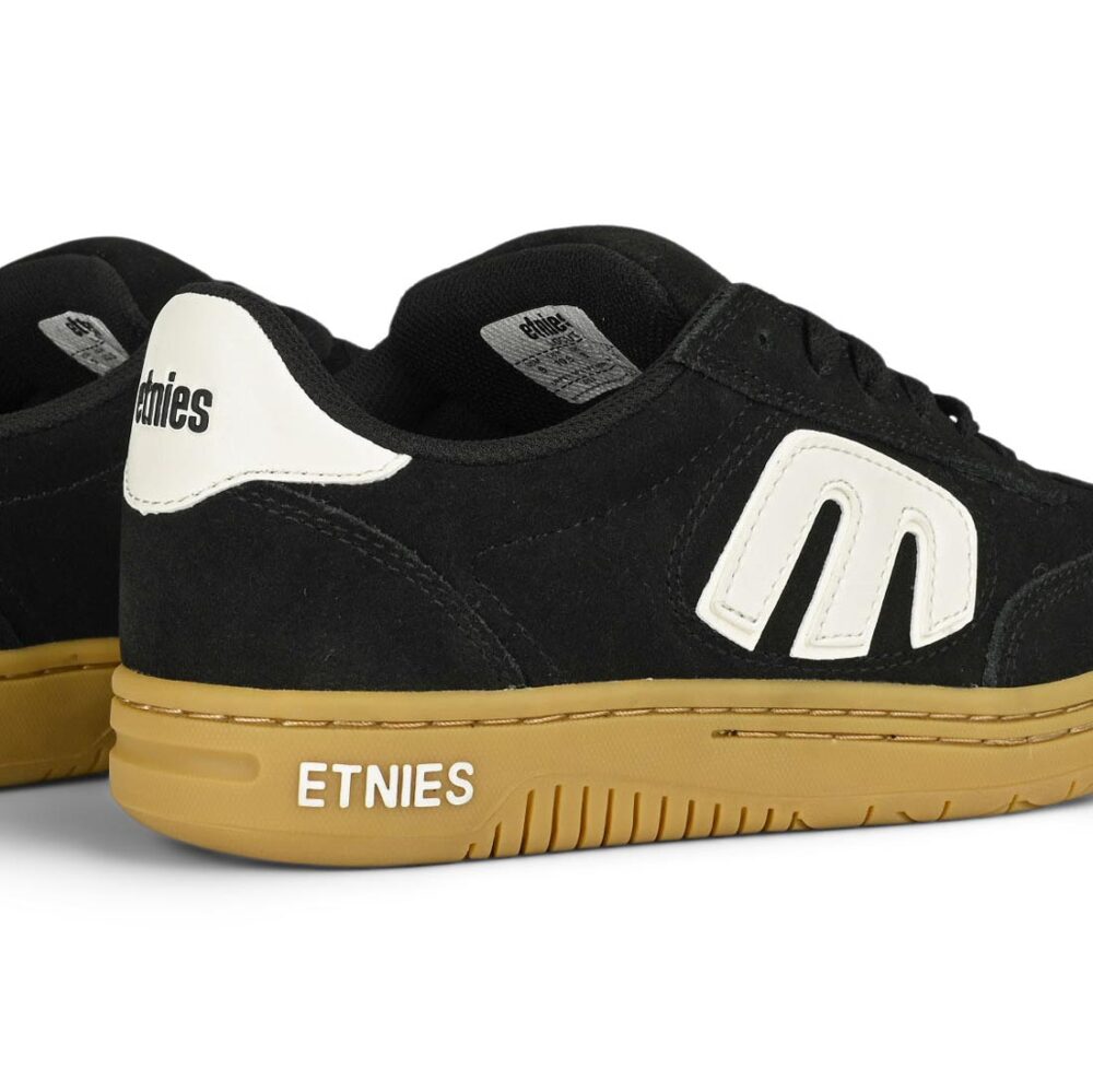 Etnies Lo Cut Skate Shoes - Black/Gum/White
