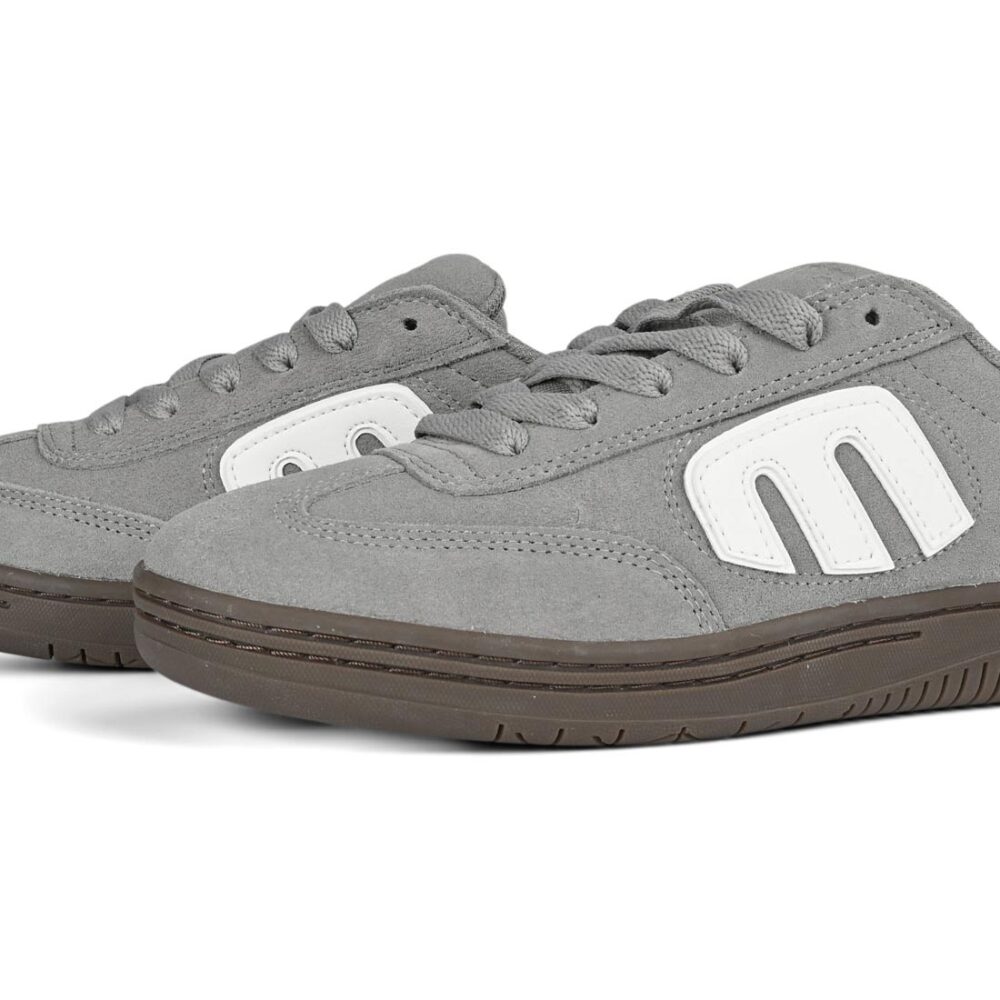 Etnies Lo Cut Skate Shoes - Grey/White/Gum