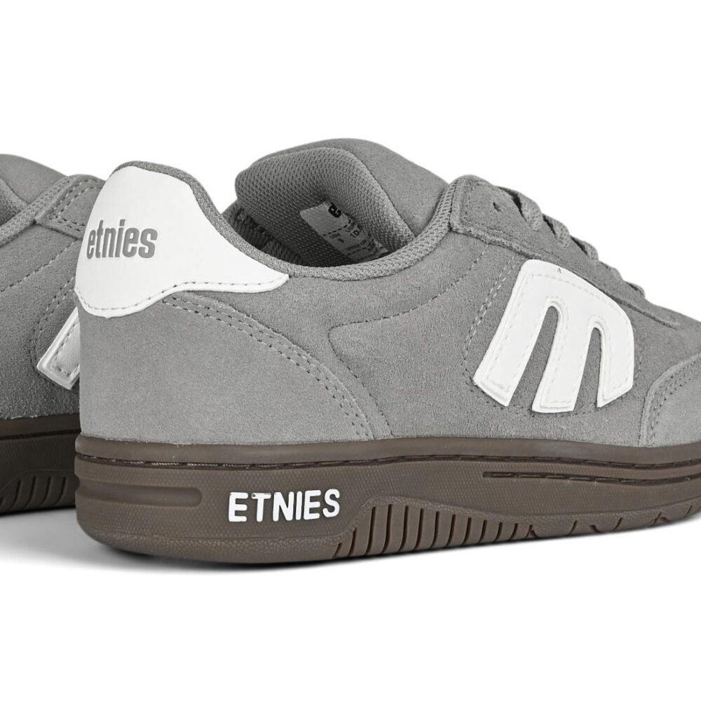 Etnies Lo Cut Skate Shoes - Grey/White/Gum