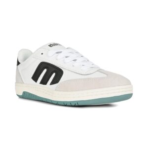 Etnies Lo Cut Skate Shoes - White/Black/Green