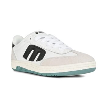 Etnies Lo Cut Skate Shoes - White/Black/Green