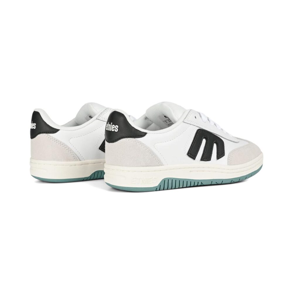 Etnies Lo Cut Skate Shoes - White/Black/Green