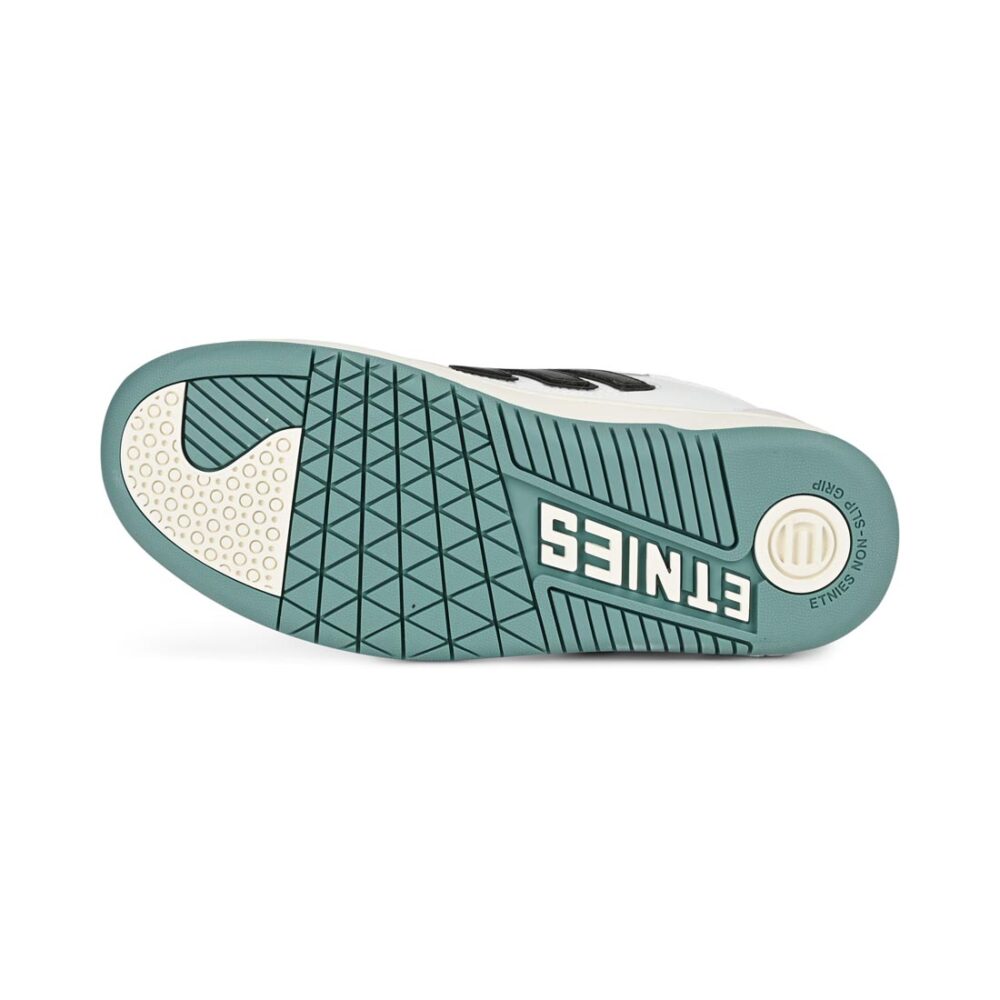 Etnies Lo Cut Skate Shoes - White/Black/Green