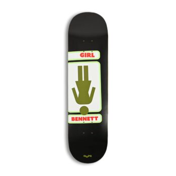 Girl Bennett Oops OG Skateboard Deck - Black