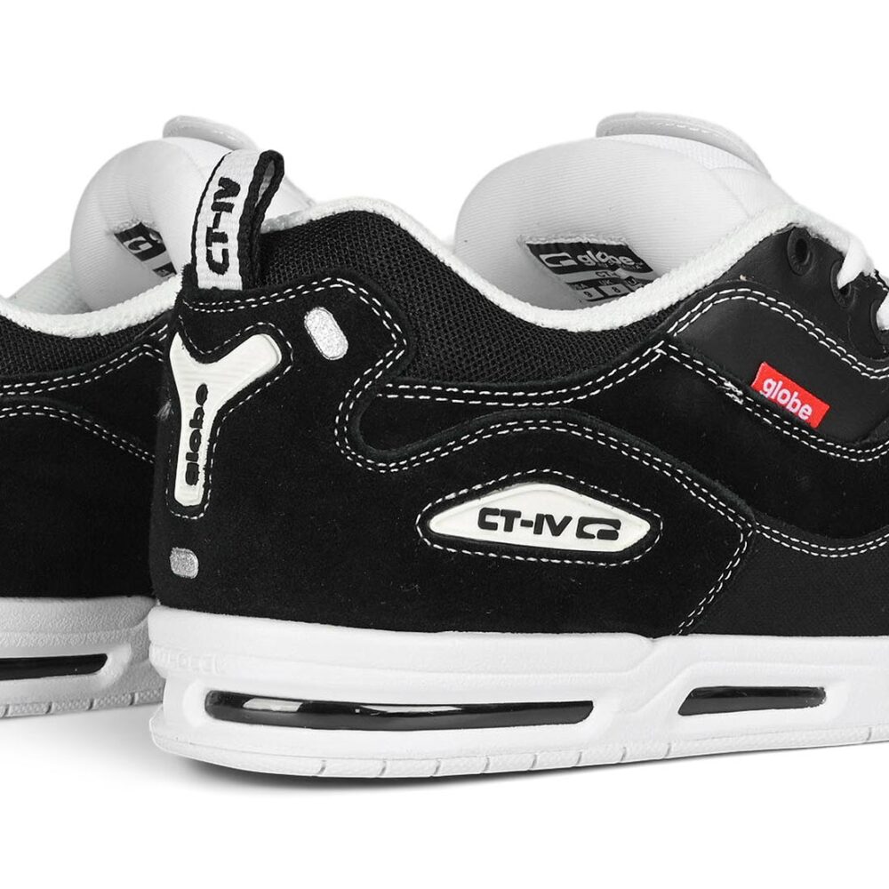 Globe CT-4 Skate Shoes - Black/White
