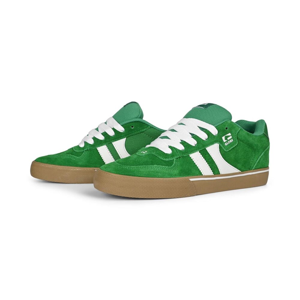 Globe Encore 2 Skate Shoes - Green/White/Gum