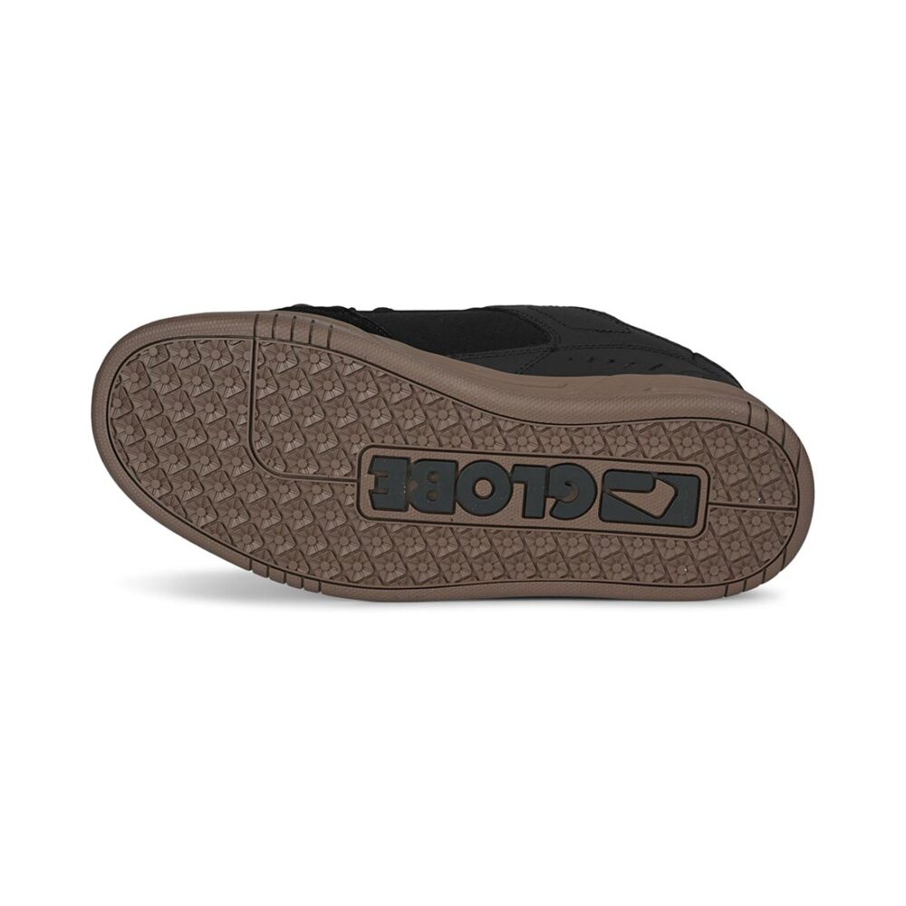 Globe Fusion Skate Shoes - Black/Brown Gum
