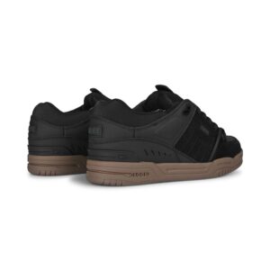 Globe Fusion Skate Shoes - Black/Brown Gum