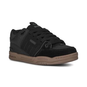 Globe Fusion Skate Shoes - Black/Brown Gum