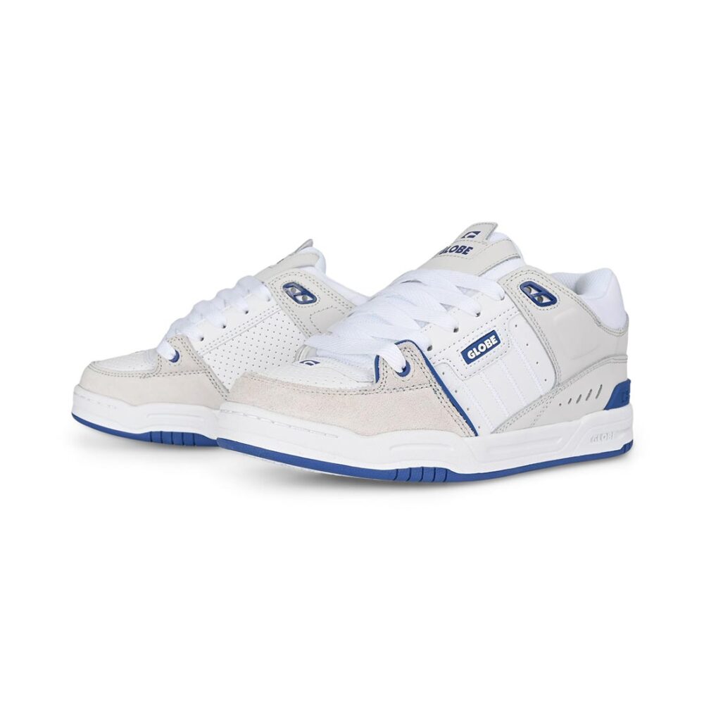 Globe Fusion Skate Shoes - Blue/White