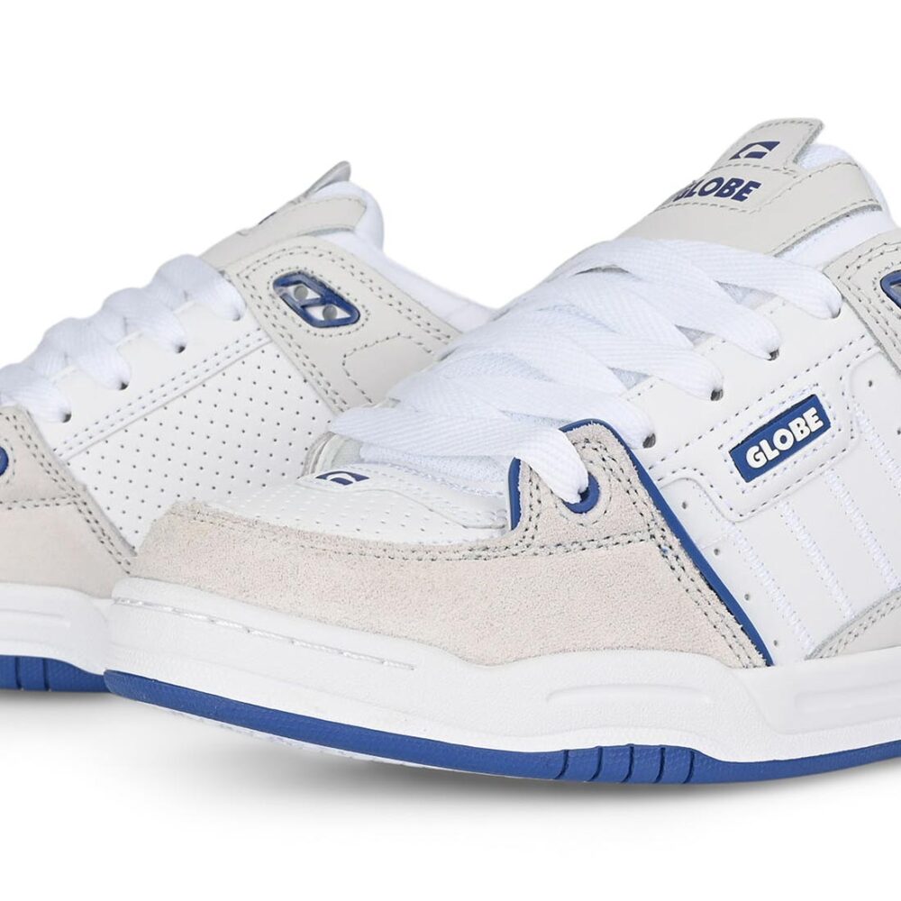 Globe Fusion Skate Shoes - Blue/White