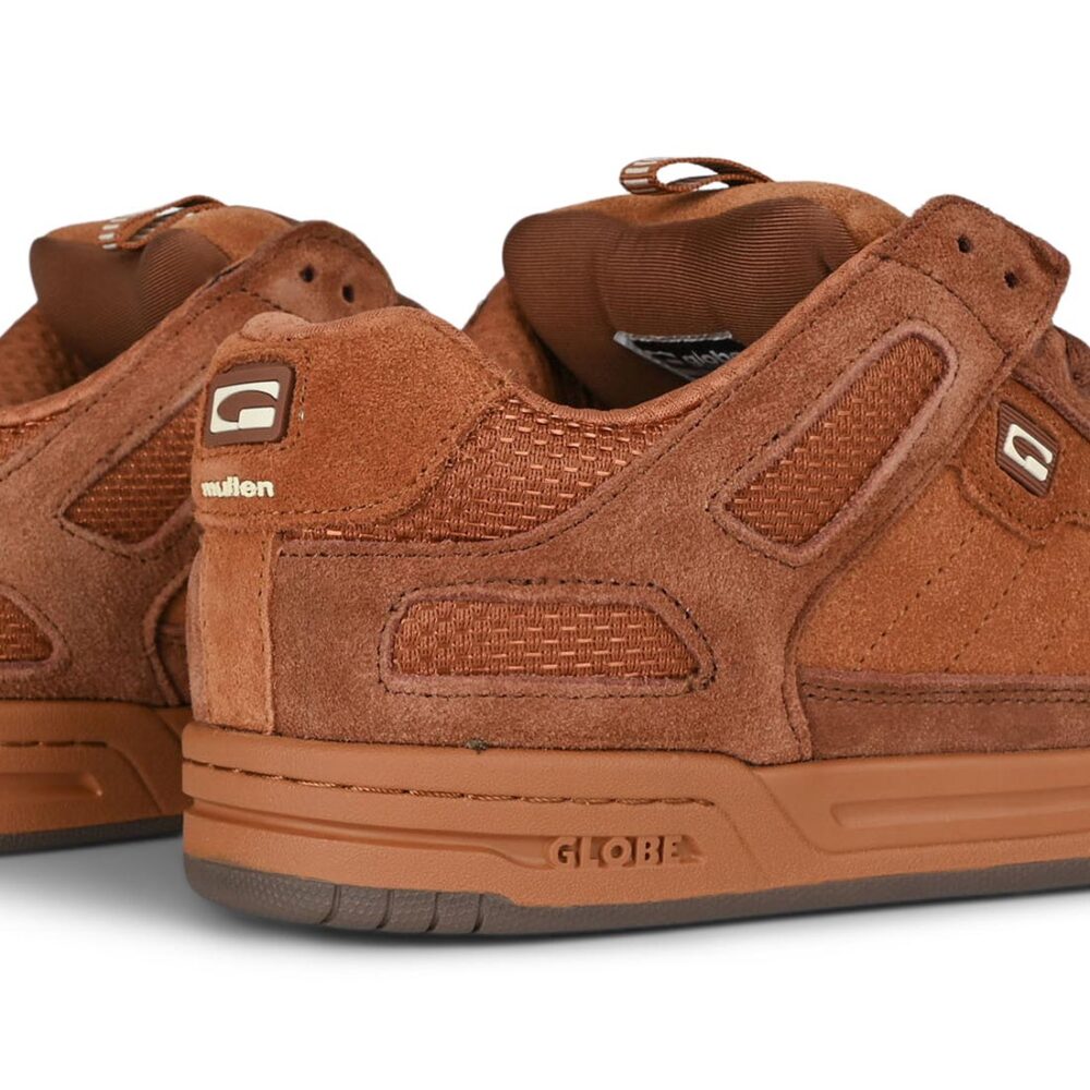 Globe Mullen Tilt Prime Skate Shoes - Rust Brown