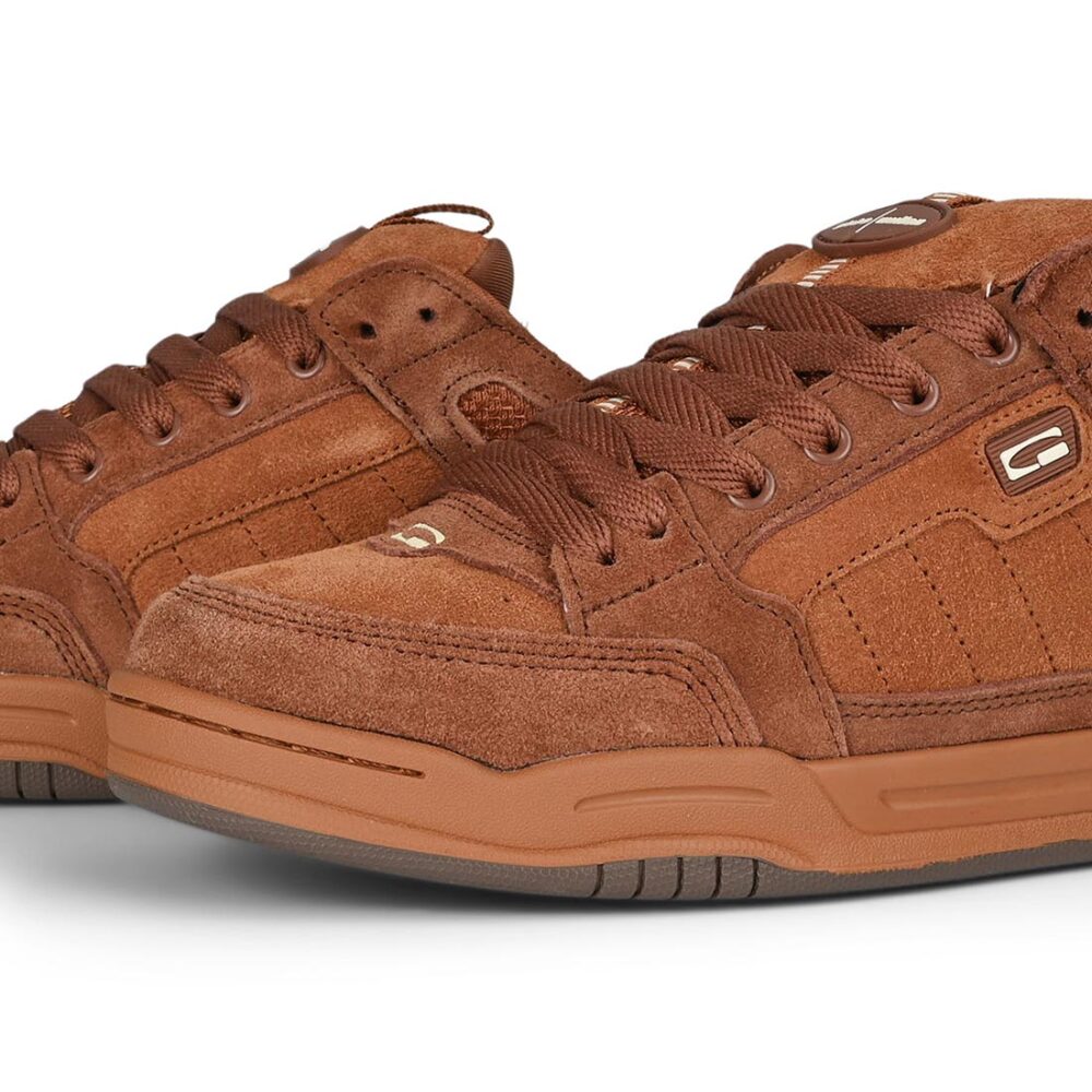 Globe Mullen Tilt Prime Skate Shoes - Rust Brown