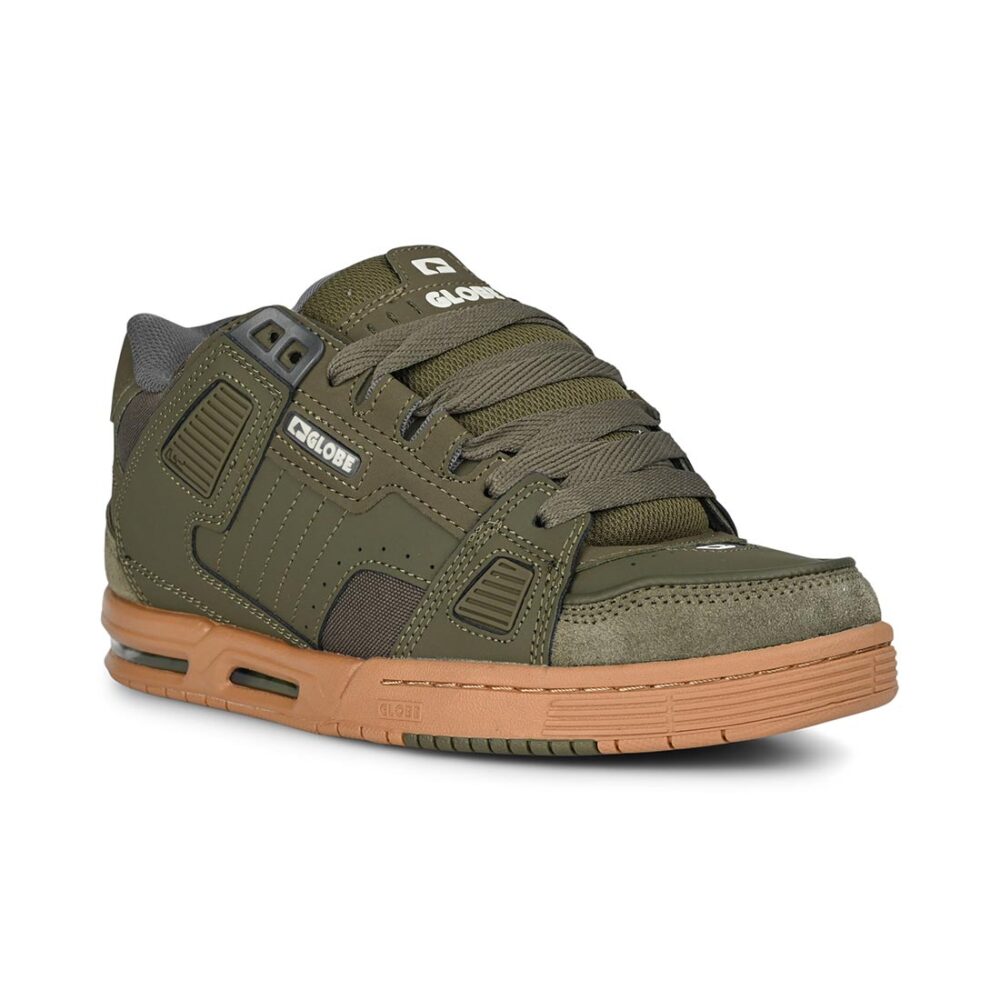 Globe Sabre Skate Shoes - Moss/Gum