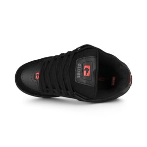 Globe Tilt Skate Shoes - Black/Red/Charcoal