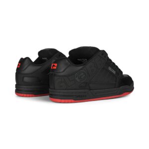 Globe Tilt Skate Shoes - Black/Red/Charcoal