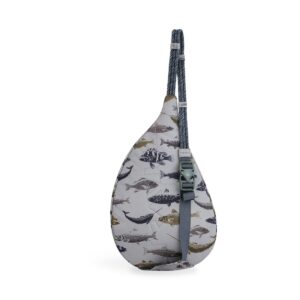 Kavu Mini Rope Sling 4L Shoulder Bag - Fish Big