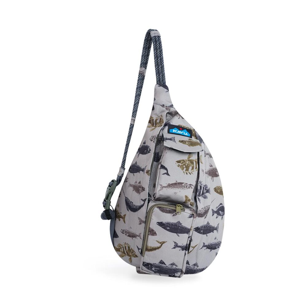 Kavu Mini Rope Sling 4L Shoulder Bag - Fish Big