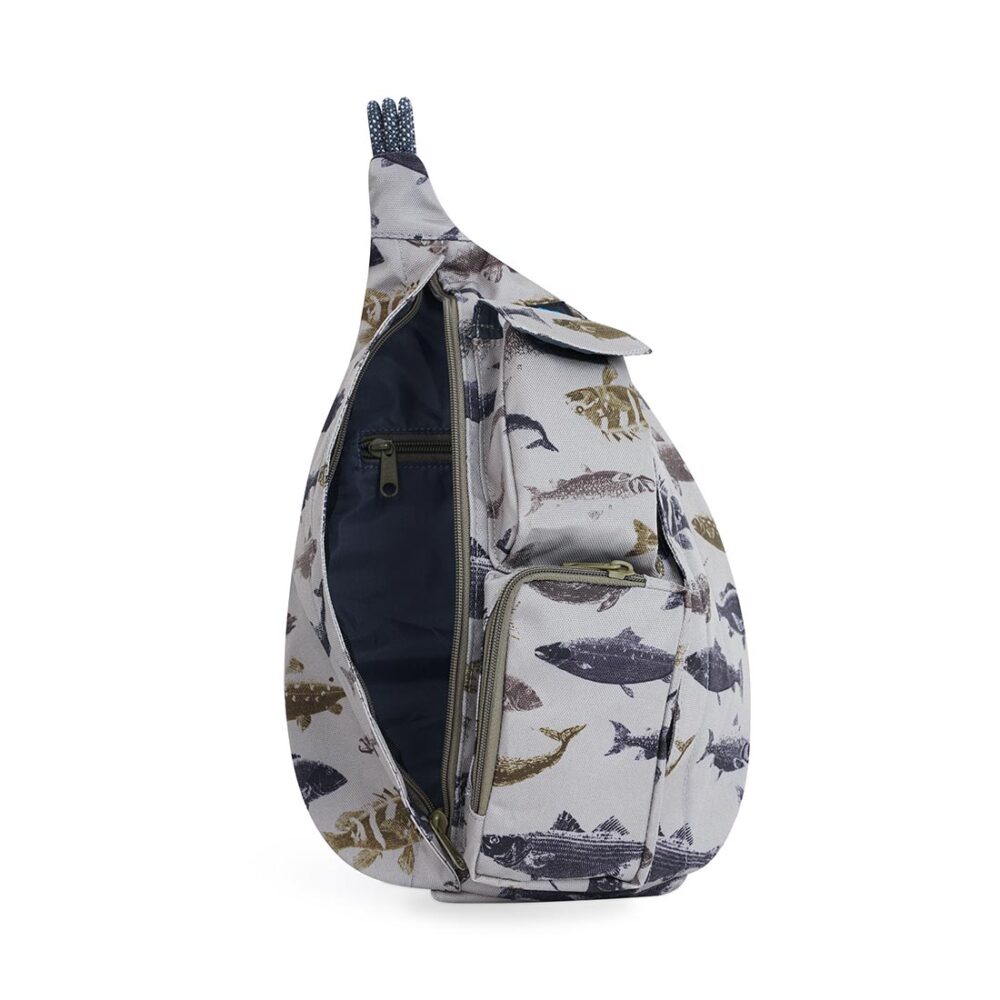Kavu Mini Rope Sling 4L Shoulder Bag - Fish Big