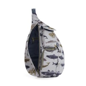 Kavu Mini Rope Sling 4L Shoulder Bag - Fish Big