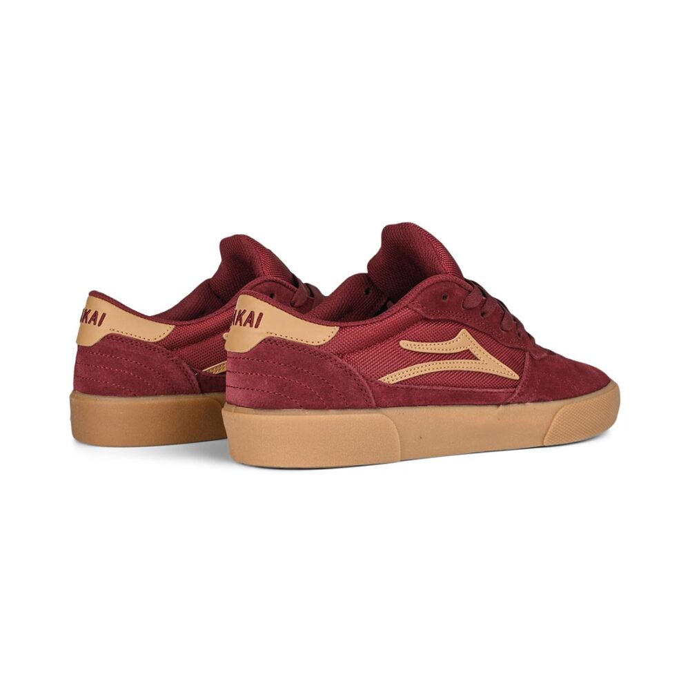 Lakai Cambridge Skate Shoes - Burgundy
