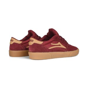 Lakai Cambridge Skate Shoes - Burgundy