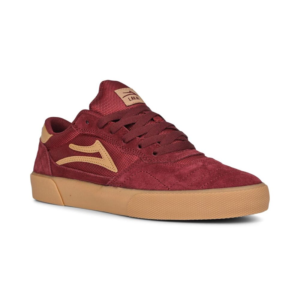 Lakai Cambridge Skate Shoes - Burgundy