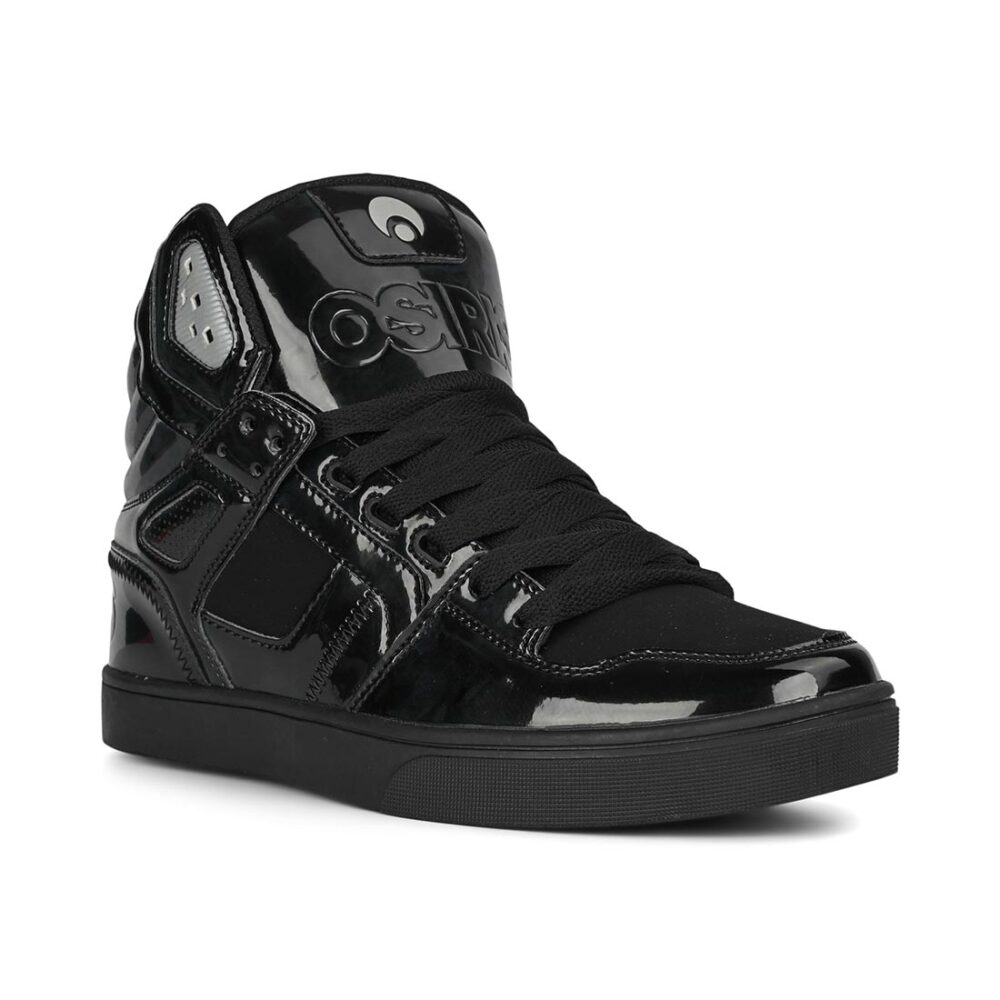 Osiris Clone High Top Shoes - Black/Patent/Silver