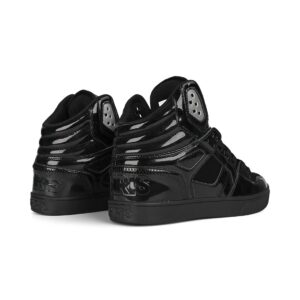 Osiris Clone High Top Shoes - Black/Patent/Silver
