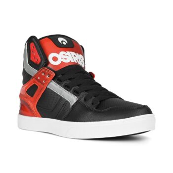 Osiris Clone High Top Shoes - Black/Red/Holo