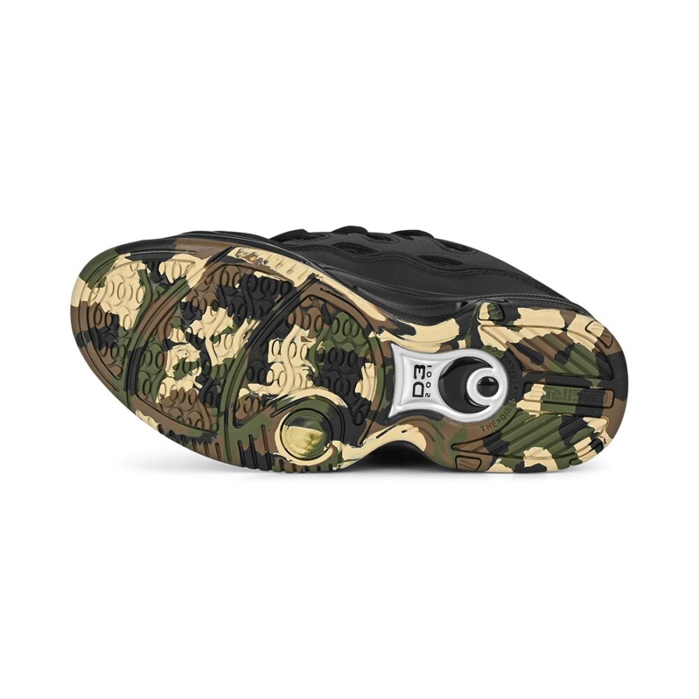 Osiris D3 2001 Skate Shoes - Black/Camo