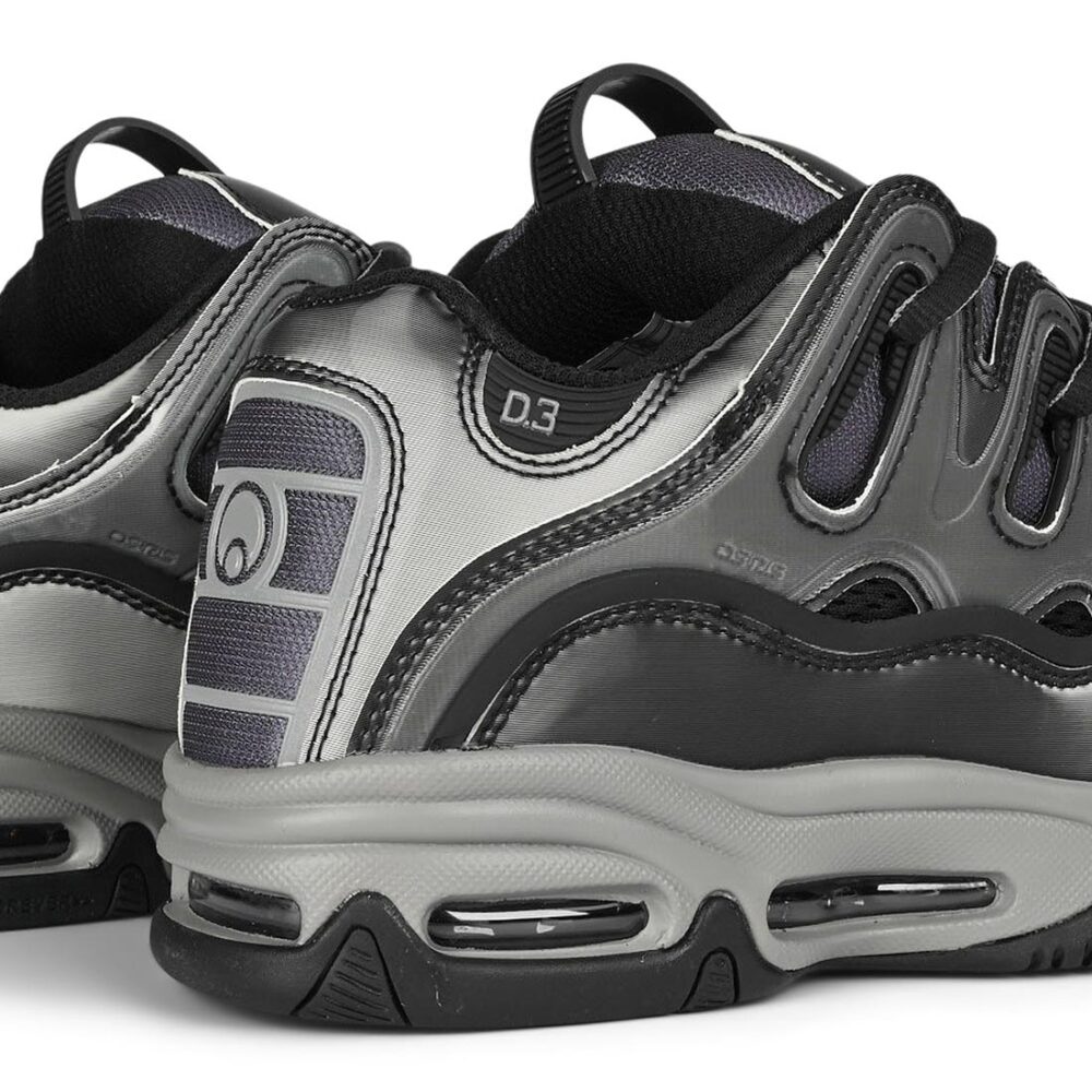 Osiris D3 2001 Skate Shoes - Silver/Black/Holo