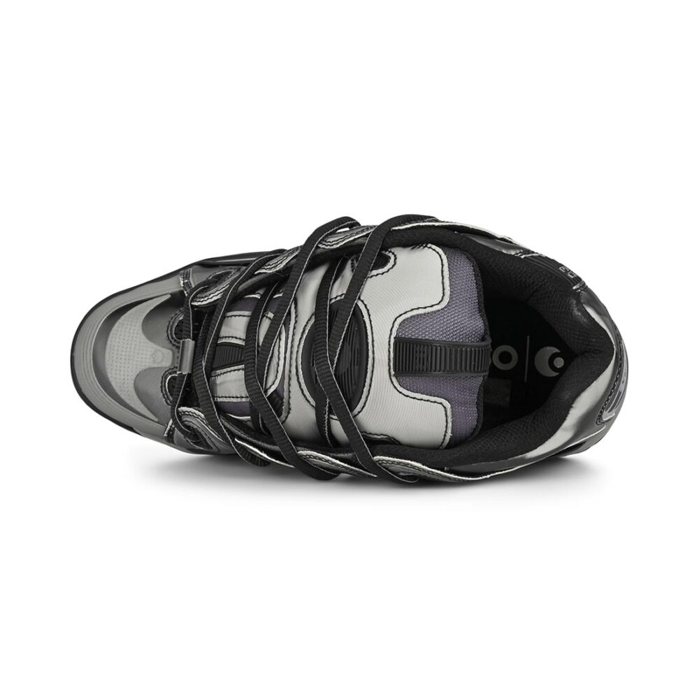 Osiris D3 2001 Skate Shoes - Silver/Black/Holo
