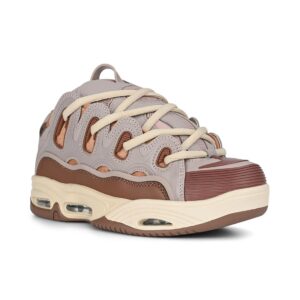 Osiris D3 2001 Skate Shoes - Tan/Plum/Lilac