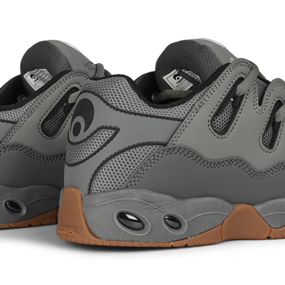 Osiris D3 OG Skate Shoes - Grey/Black/Gum